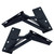 Two Black Spring Supported Folding Hinges for Furniture