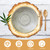 Kochorie 50 Pieces Disposable Wooden Slice Paper Placemats 13x13 Inch Round Rustic Slices Place Mat Bulk Table Paper Placemats for Farmhouse Wedding Party Dinner Table Setting