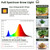 Owleye 12FT Outdoor Grow Lights LED String Plant Light, IP65 Waterproof, Full Spectrum, 120V, ETL Listed, 33.89 umol/s, Linkable Grow Light for Greenhouse & Outdoor Garden & Raised Bed (3-Bulbs)