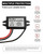 PlusRoc 2-Pack Waterproof DC 12V/24V to 5V 5A Buck Converter, USB-C Output