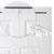 (2- Pack) - Safety Innovations Bi-fold Door Lock - Closet Protection Child and Pet Proof Bi-fold Door Lock - Tool-Free Installation - Unbreakable Clear Polycarbonate - for 1 3/8" Thick Wood Doors