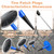 Tire Repair Patch Tool Kit Includes 24PCS Tire Patch Plugs(1.42"&1.81"&2.36"),Tire Patch Roller,Tungsten Buffing Wheel and Twist Drill Bits,Tire Patch Kit for Vehicles