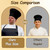 Urby Extra Large Chefs Hat Similar to Hat Size XL, XXL or 7 1/2 and up. Great Comfort to Chefs with Larger or Bigger Head