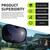 Car Miniature Static Cling Window Shade, 2 PCS Sun-protection, Anti-glare Nylon Yarn Mini Sunshades, for All Seasons Windshield Accessories, Sunshades for Most Cars (Black)