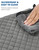JOYTUTUS Center Console Cover Compatible with 2015-2026 Ford F150, 2017-2026 F250 F350 F450 with 40/20/40 Jump Seat, Leather Armrest Cover Center Console Cushion, Gray (Jump Seat Only)