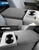 JOYTUTUS Center Console Cover Compatible with 2015-2026 Ford F150, 2017-2026 F250 F350 F450 with 40/20/40 Jump Seat, Leather Armrest Cover Center Console Cushion, Gray (Jump Seat Only)