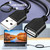 Long USB 2.0 Extension Cable 25FT with Power,Long USB2.0 A Male to Female,USB A Cable Extension Cord,USB A Data Transfer Extender USB Cable， USB2.0 A Connector for USB Flash Drive/Hard Drive