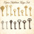 Skeleton Keys Replacement, 15Pcs Most Popular Hollow Skeleton Key Set