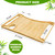 Walker Table, Bamboo Walker Tray for Walkers for Seniors with Cup Holder