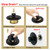 Champagne Brushed Gold Bronze Bathtub Drain, Hair Catcher and 2-Hole Overflow Faceplate, 11.5/16 UNC, Lift and Turn Bathtub Drain Replacement, Tub Drain Stopper