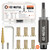 Multi-Grip Rivet Nut Installation Tool Set Pre-Bulbed Shank Flat Head Threaded Insert Nut Plus Nuts Assortment Kit Cross Rivnut for Construction Industrial 5/16-18(Plus Nut Tool-6pcs)
