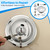 Valve Trim Repair Kit Compatible with Delta RP6046, Knob, Chrome