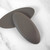 Carrotez 2 PCs Small Silicone Coffee Spoon Rest 3.74"L x 1.6"W Cocoa Brown