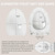 Elongated Toilet Seat, Oblong 18.5", Slow Close, White