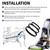 Replacement Belt Set for Bissell ProHeat 2X Revolution Pet Pro Carpet Cleaner 1986, 1548, 2007, 1551, 1964 – Replaces 1606428, 1611129, 1611130 – 3 Types: Flat, Brush and Gear Belt (3-Pack)