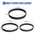 Replacement Belt Set for Bissell ProHeat 2X Revolution Pet Pro Carpet Cleaner 1986, 1548, 2007, 1551, 1964 – Replaces 1606428, 1611129, 1611130 – 3 Types: Flat, Brush and Gear Belt (3-Pack)