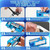 11-in-1 Pool Cue Tip Repair kit, Professional All-in-One Pool Stick Tip Tool for Shaping, Replacement, Maintenance. Tips Shaper & Scuffer kit, Pool Cue Trimmer (Blue Aluminum)