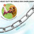 Heavy Duty Dog Chain for Yard-25FT Metal Dog Chain Leash Chew Proof,Long Dog Lead for Outside with Strong Swivel Hook,Outdoor Dog Runner for Camping,Dog Tie Out Cable for Small Medium Dog up to 90LBS