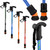 Flexyfoot Shock Absorbing Derby Handle Walking Stick – Improved Comfort, Improves Grip, Improves Safety – Colour: Blue