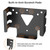 PUTORSEN Under Desk Mount for Mac mini M4/M4 Pro 2024