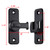 Black 90/180 Degree Flip Latch,Zinc Alloy Barn Door Latch