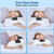 SAHEYER Side Sleeper Pillow with Arm Holes, Upgraded Shoulder Relief System for Neck Pain, Multi-Angle Memory Foam Arm Pillow for Adults, Suitable for Side, Back and Stomach Sleepers (Black)