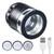 10X Rechargeable Jewelers Loupe Magnifier with LED Lights and 3 Reticle Scales, 25 mm Field of View, Adjustable Focus LED Scale Loupe Jewelry Magnifying Glass for Gems, Coins, Watch, Stamps, Plants