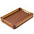 DyPinYise Acacia Wood Serving Tray with Handles, Decorative Wooden Tray for Ottoman, Coffee Table, Rectangular Tray Decor for Living Room, Bedroom, Kitchen, Breakfast in Bed