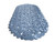 “Pebbles” Non-Slip Bathtub & Shower Mat 27”x14” Oval - Non-Toxic - Safe, Clean, Machine-Washable, Superior Grip & Drainage, Vinyl, for Smooth Floors ONLY, Opaque Gray