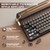 YUNZII QL75 Retro Typewriter Hot Swap RGB Keyboard(Wood, Cocoa V2)