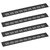 uxcell 4pcs Rectangle Ventilation Grille Aluminum 350x50mm/13.78"x1.97"