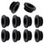 PDETVEO 10PCS 7/8 Inch Silicone Rubber Grommets, 1/2 Inch ID Firewall Hole Plug Top Hat Grommets for Wire, Cable, Automotive, Desk, Water Pipe