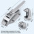 Darella Walk in Cooler Latch Handle Kit, 304 Stainless Steel, High Base