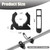 DarSeity Quick Release Boat Hook Holder, Marine Pole Rubber Clamps