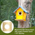 Hotop 12 Pcs 1 1/8 Inch Opening Metal Bird House Hole Guard