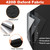 LBTING Outdoor Chair Covers, 2-Pack, 29W x 30D x 36H Inches, Black