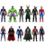 HLDMYYXGS 12Pcs Super Hero Figures Toy, 4.5 Inch Cartoon Heroic Legends Miniatures - Collectible PVC Toy Models, Desktop Ornaments Display Playset Gift for Kids & Movie Fans