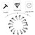 50 Pieces Fishing Rod Tip Repair Kit Rod Tips Kit Replacement for Freshwater Saltwater Rods Stainless Steel Ceramic Ring Guide Replacement Kit