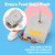 GLOXTED Refrigerator Evaporator Fan Motor Compatible with LG Fridge LFXS26596S LFCC23596S LFXS28596S LFCS27596S LRFWS2906D LFCC22426S LFXS26596D LFXS28968D Replacement for Kenmore Refrigerators Part