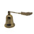 AIM & GGKK Vintage Bronze Feather Candle Snuffer Extinguisher - Long Handle with Bell-Shaped Cap, Decorative Candle Accessory for Smoke-Free Extinguishing