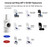 ATIE Universal Wall Fitting UWF Connector Assembly 9-100-9001/Wall Fitting Complete EW22 Replacement for Zodiac Polaris 280 380 3900 Sport and Pentair Legend Letro Platinum Pool Cleaner (1 Pack)