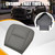 NLQR Front Driver Seat Perforated Replacement Seat Cover Charcoal Gray Microfiber Leather Compatible with Toyota Tundra Based SR5 Limited 2005 2006