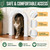 XL Cat Door for Interior Doors Easy to Install in Minutes, No-Flap, White
