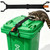 SoJumpvr Trash Can Lid Lock Elastic Strap with Handle for Animals & Wind