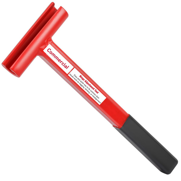 Hinge Adjustment Tool, Hinge Bender Wrench for .134 Gauge 18mm Commercial Door, Heavy Duty Hinges Wrench with Long Handle Rubber Grip