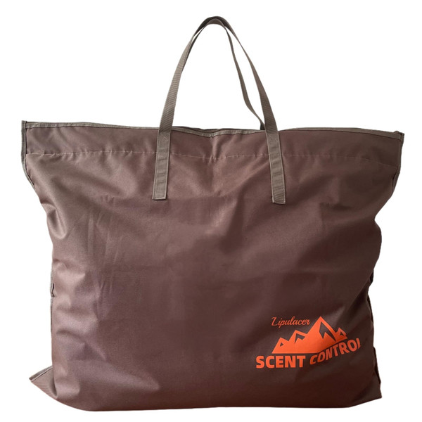 Lipulacer Scent Control Bag - 33 x 25 Inch Larger Scent Proof Bag, Three-layer Thickened Waterproof Travel Scent Lock Bags for Hunting Clothes & Hunting Accessories(Dark Brown)