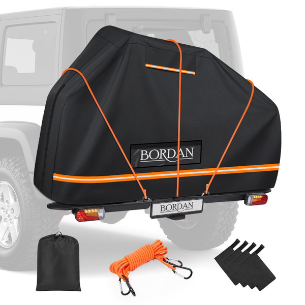 Bike Cover for 2 Bikes on Rack Bicycle Cover for Transport Outdoor Storage