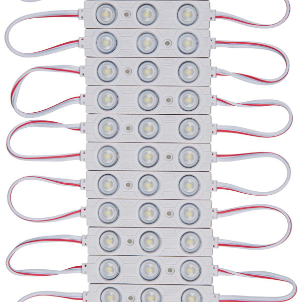 Q QINGCHEN LED Module DC12V Day White 6000K 6500K 1.32W Module Strip Light for Letter Advertising Signs with Tape Adhesive Backside (200 PCS Pack)