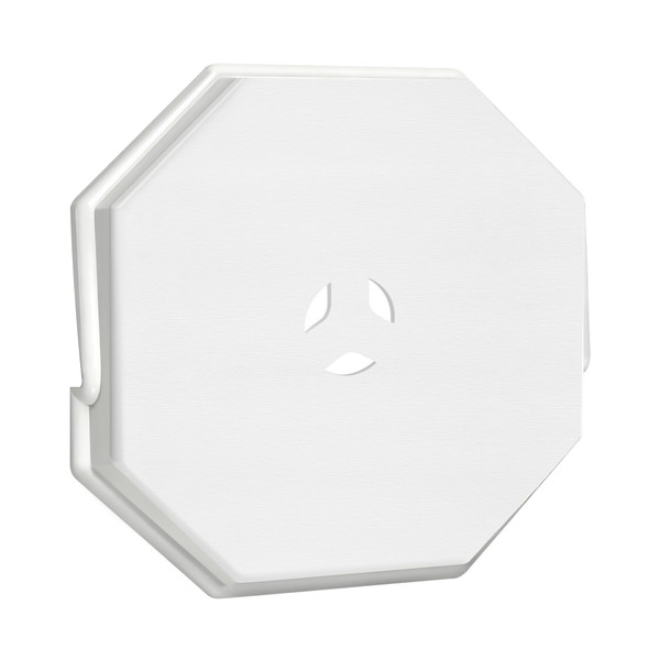 Vinyl Siding Mounting Block, Outdoor Light Siding Mount Kit, White Octagon