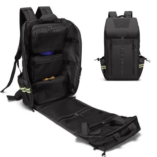 Be-Better First Aid Backpack Empty, Emergency Bag, Medical Backpack, Emergency Responder for Nursing Student, Therapist, Doctors (Bag Only)